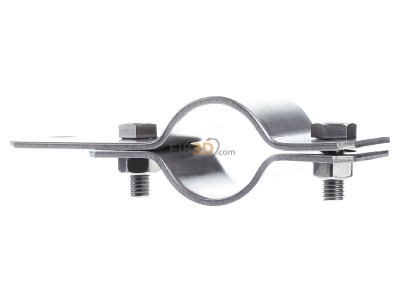 View on the right Dehn 410 339 Earthing pipe clamp 34mm 
