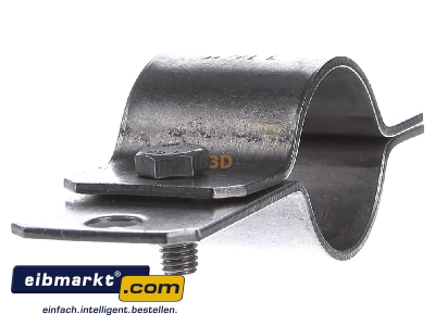View on the right Dehn+Shne 410 349 Earthing pipe clamp 42,4mm
