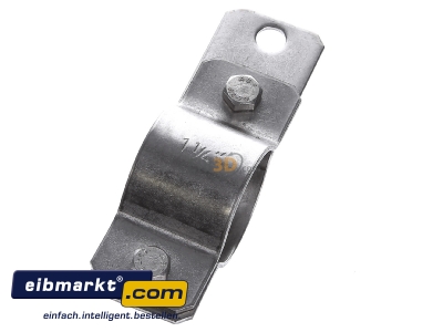 Ansicht oben links Dehn+Shne 410 349 Erdungsrohrschelle D 42,4mm NIRO 