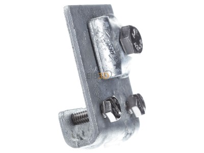 View on the left Dehn 365 020 Rebate clamp for lightning protection 
