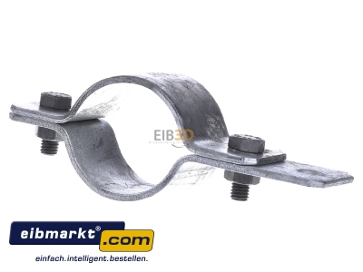 Front view Dehn+Shne 410 112 Earthing pipe clamp 48,3mm

