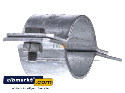 View on the left Dehn+Shne 410 112 Earthing pipe clamp 48,3mm
