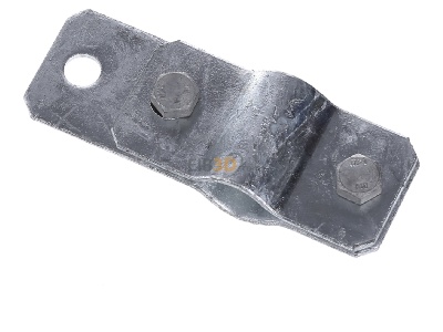 Top rear view Dehn 410 012 Earthing pipe clamp 21,3mm 
