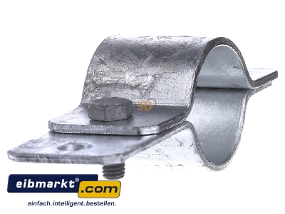 View on the right Dehn+Shne 410 114 Earthing pipe clamp 42,4mm
