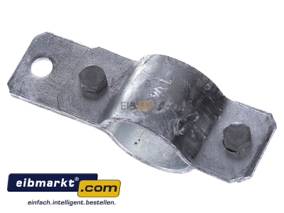 Top rear view Dehn+Shne 410 114 Earthing pipe clamp 42,4mm
