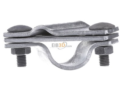 Back view Dehn 625 015 Connection clamp for earth rods 25 mm 
