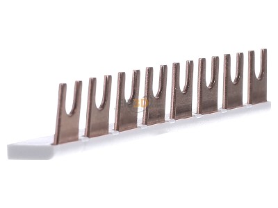 View on the left Dehn MVS 1 8 Phase busbar 1-p 16mm 
