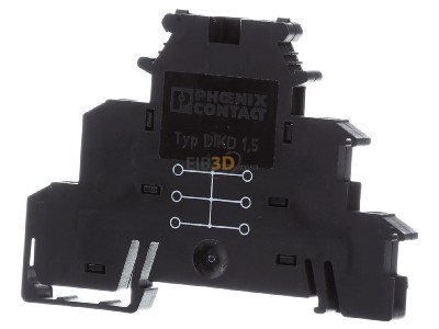 Frontansicht Phoenix DIKD 1,5-PV BK Initiatoren-/Aktorenklemme Reihenklemme 