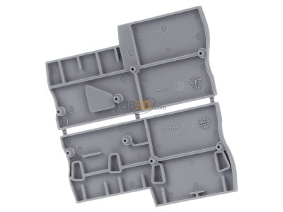 Ansicht hinten Phoenix D-STIO 2,5/3 Abschlussdeckel 2,2mm, grau 
