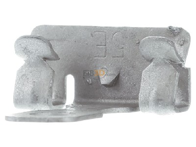 Front view Erico 2H4 Fixing clamp 2...3mm steel 
