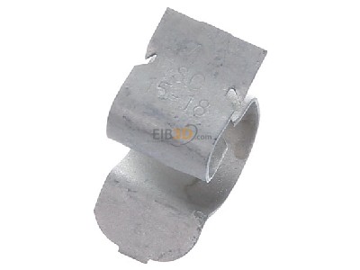 Top rear view Erico 47SC1518 Fixing clamp 4...7mm steel 
