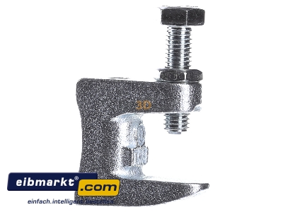 Ansicht rechts Erico 300M8 Klammer P1 M8 Kw=18mm 