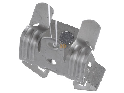 Top rear view Erico 812EM912 Flange clip 14...20mm spring steel 
