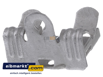 Front view Erico EM58SM Fixing clamp 8...14mm spring steel 
