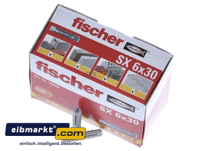 View up front Fischer Deutschl. SX 6x30 Universal anchor plug 6x30mm

