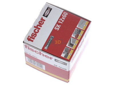 View top left Fischer DE SX 12 Expanding plug 12x60mm 
