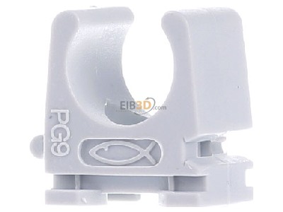 Front view Fischer DE RC IEC 16 Tube clamp 15...16mm 
