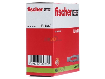 Ansicht links Fischer DE FU 8x40 Universal-Dbel 