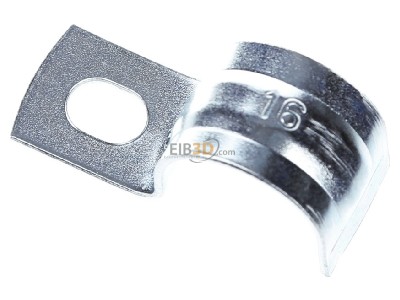 Ansicht oben vorne Fischer DE BSM-16 Befestigunsschelle Metall 