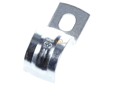Ansicht oben rechts Fischer DE BSM-16 Befestigunsschelle Metall 