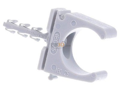 View on the right Fischer DE SF plus RC IEC 25 Tube clamp 24...25mm 

