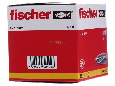 View on the left Fischer DE GB 8 Spiral plug 8x50mm 
