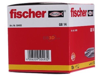 View on the left Fischer DE GB 14 Spiral plug 14x75mm 

