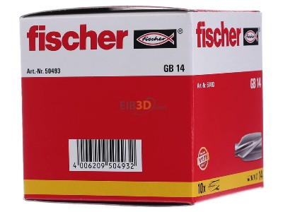 Ansicht links Fischer DE GB 14 Gasbetondbel 