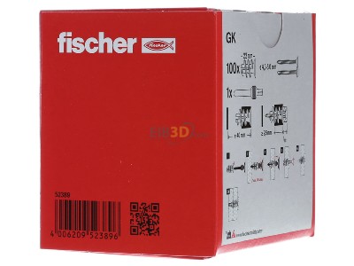 Ansicht rechts Fischer DE GK Gipskartond�bel 