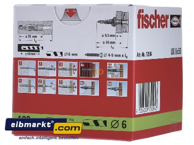 Ansicht hinten Fischer Deutschl. UX 6x50 Universaldbel 