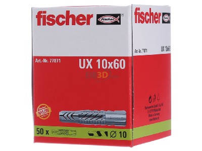 Frontansicht Fischer DE UX 10 Universaldbel 