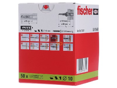 Ansicht hinten Fischer DE UX 10 Universaldbel 