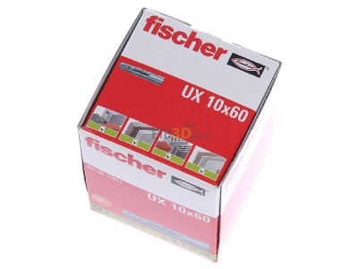 View up front Fischer DE UX 10 Expanding plug 10x60mm 
