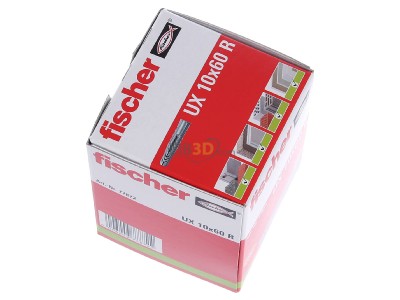 Ansicht oben links Fischer DE UX 10 R Universaldbel 