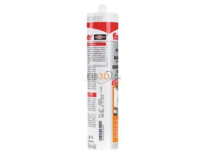 Ansicht links Fischer DE DBSA TP Bausilicon transparent 