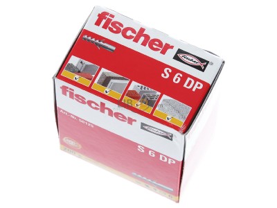View up front Fischer DE S 6 DP Expanding plug 6x30mm 
