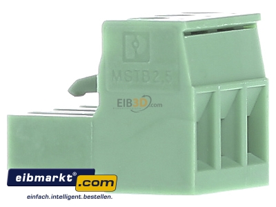 Ansicht links Phoenix Contact MSTB 2,5 HC/ 3-ST COMBICON Leiterplattenstec kverbinder 