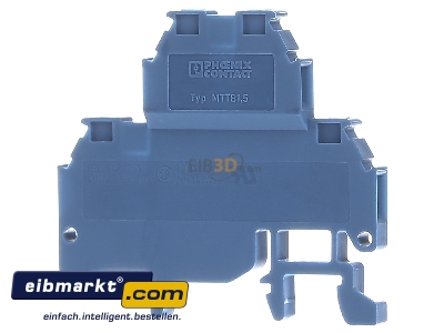 Ansicht hinten Phoenix Contact MTTB 1,5 BU Durchgangsreihenklemme 