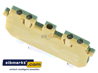 Top rear view Phoenix Contact UDK 3-PE Ground terminal block 2-p 
