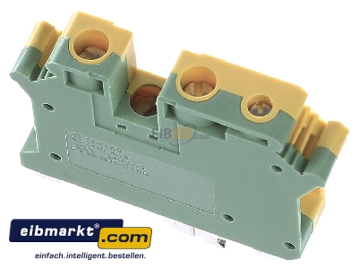 View up front Phoenix Contact UK 10-PLUS-PE Ground terminal block 2-p 
