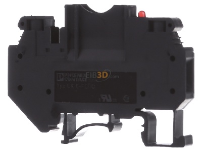 Back view Phoenix UK 6-FSI/C-LED12 Blade fuse terminal block 30A 8,2mm 

