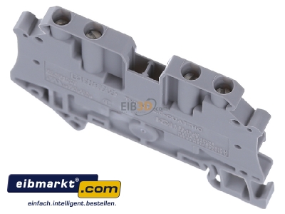 Top rear view Phoenix Contact UT 2,5-QUATTRO Feed-through terminal block
