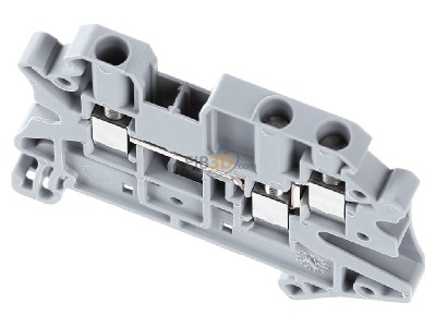 View up front Phoenix UT 2,5-TWIN Feed-through terminal block 5,2mm 24A 
