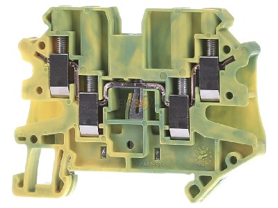 Front view Phoenix UT 4-QUATTRO-PE Ground terminal block 2-p 5,2mm 
