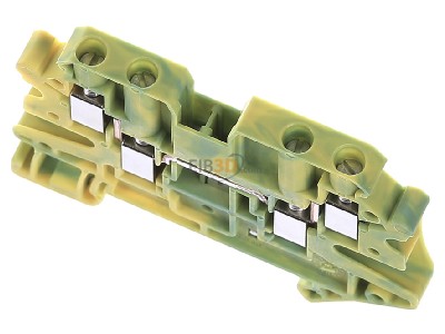 View up front Phoenix UT 4-QUATTRO-PE Ground terminal block 2-p 5,2mm 
