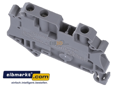 Top rear view Phoenix Contact UT 4-TWIN Feed-through terminal block
