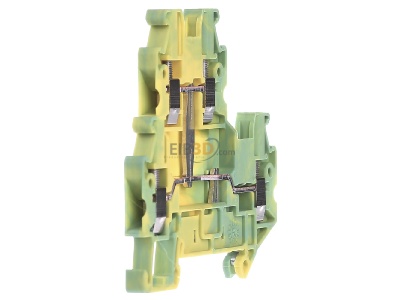 View on the left Phoenix Contact UTTB 2,5-PE Ground terminal block 2-p 5,2mm 

