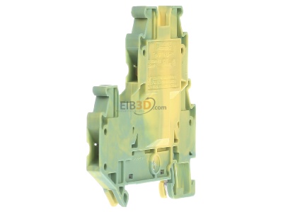 View on the right Phoenix Contact UTTB 2,5-PE Ground terminal block 2-p 5,2mm 
