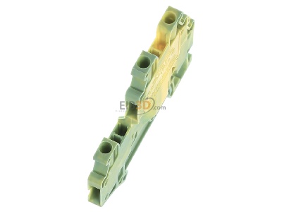 View top right Phoenix Contact UTTB 2,5-PE Ground terminal block 2-p 5,2mm 
