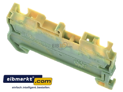 Top rear view Phoenix Contact ST 1,5-PE Ground terminal block 1-p 4,2mm 
